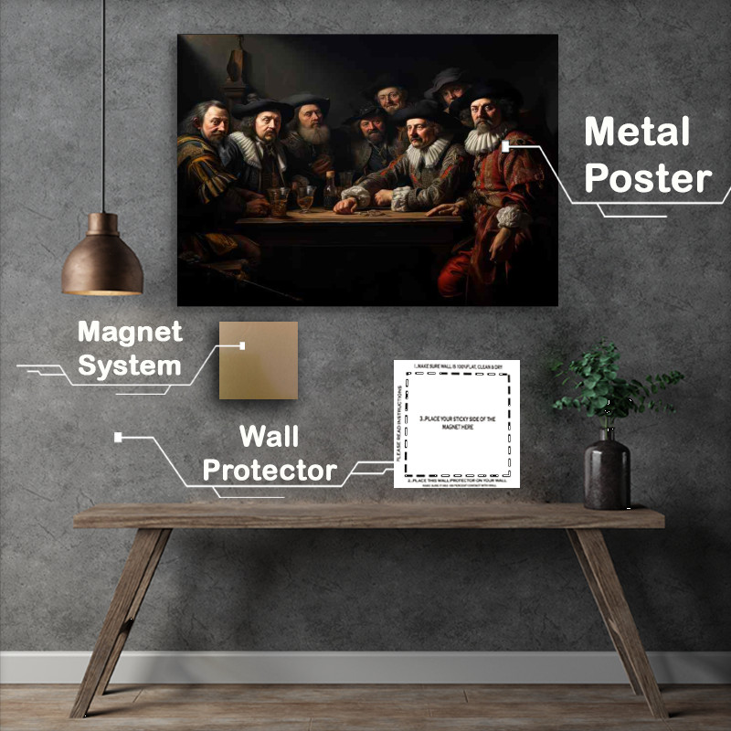 Buy Metal Poster : (Secret Strategies Unveiled in the Plotting Room)