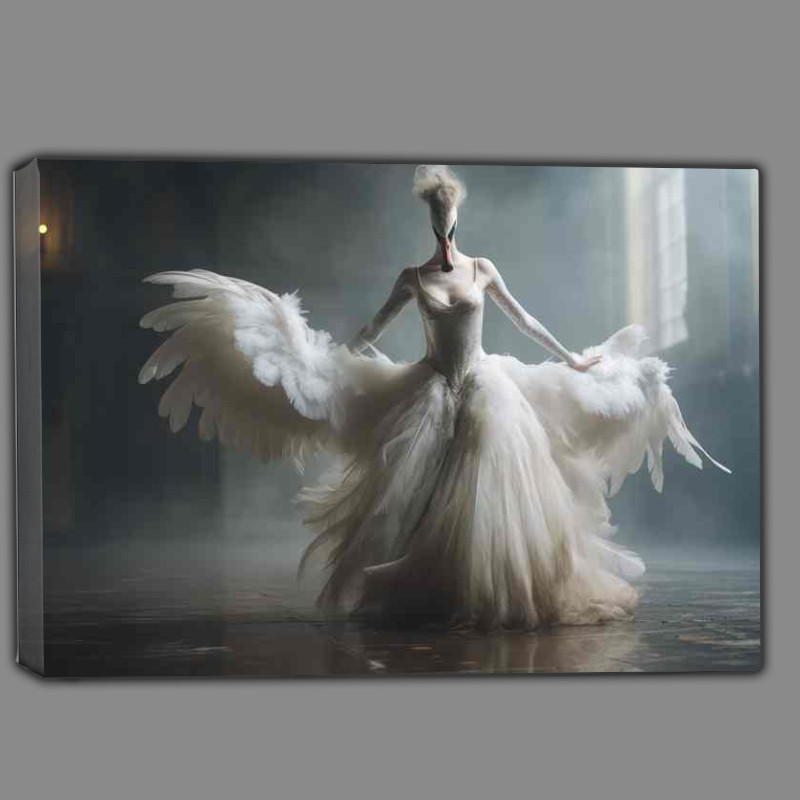 Buy Canvas : (The swan dancer in white)