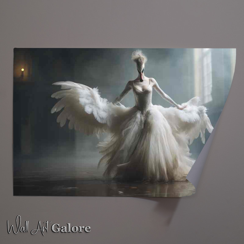 Buy Unframed Poster : (The swan dancer in white)