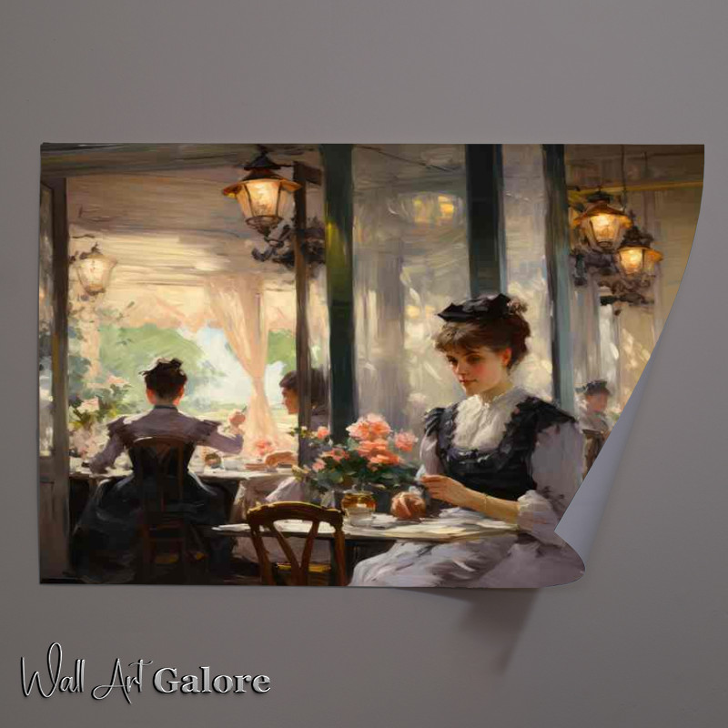 Buy Unframed Poster : (Vintage Vibes and French Cafe Whispers)