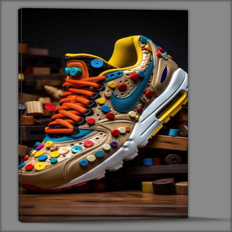 Buy Canvas : (Colorful Kaleidoscope Footwear Dancing Artistic Tunes)