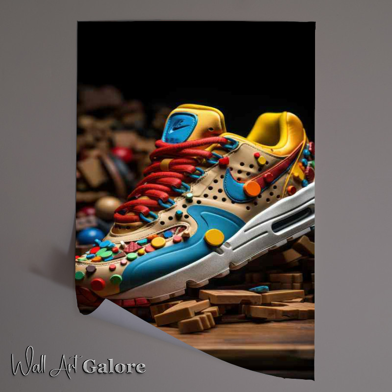 Buy Unframed Poster : (Dazzling Color Burst in Trainer Artwork)
