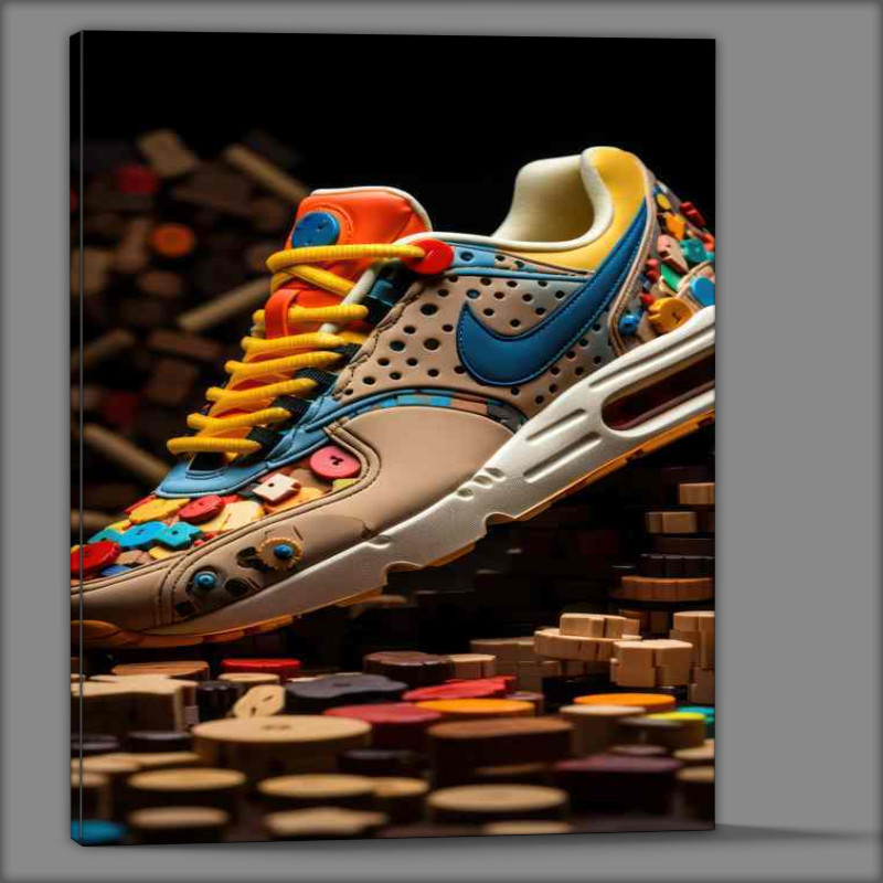 Buy Canvas : (Lively Shoe Canvas Masterpieces Step Vibrantly)