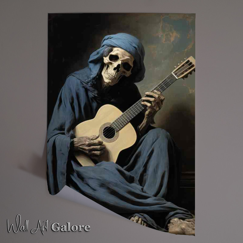Buy Unframed Poster : (Seated Playing His Guitar)