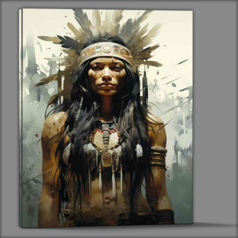 Buy Canvas : (Timeless Echoes from Native Indian Heritage)