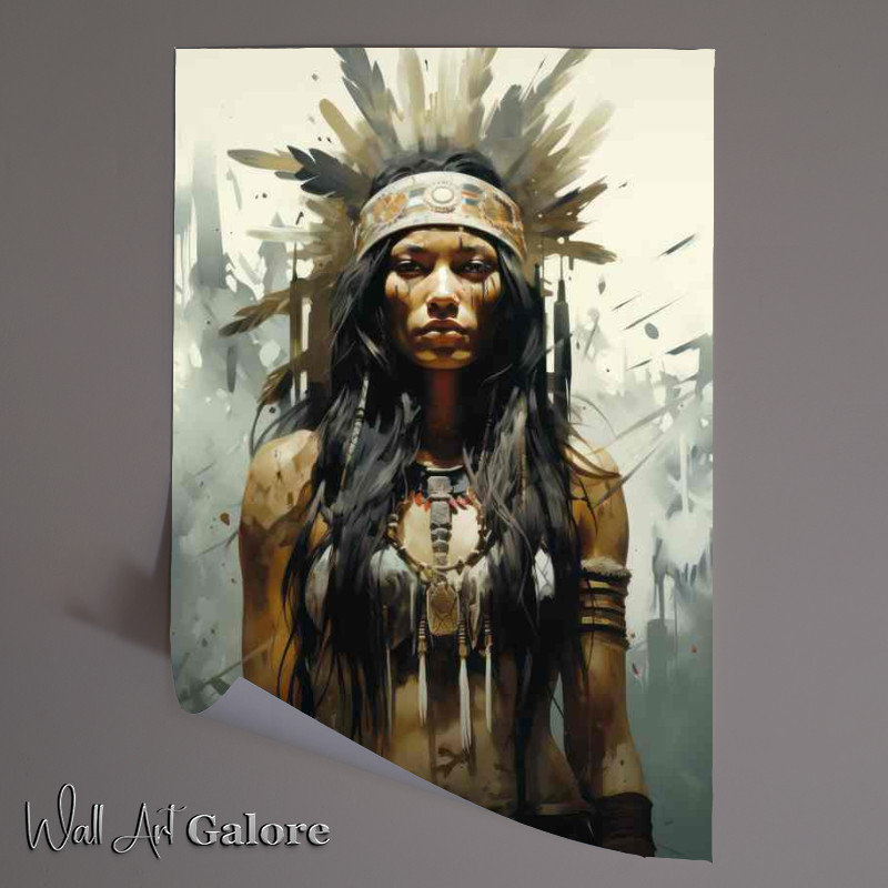 Buy Unframed Poster : (Timeless Echoes from Native Indian Heritage)