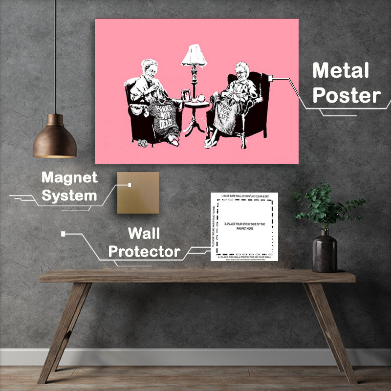 Buy Metal Poster : (Punks Not Dead)