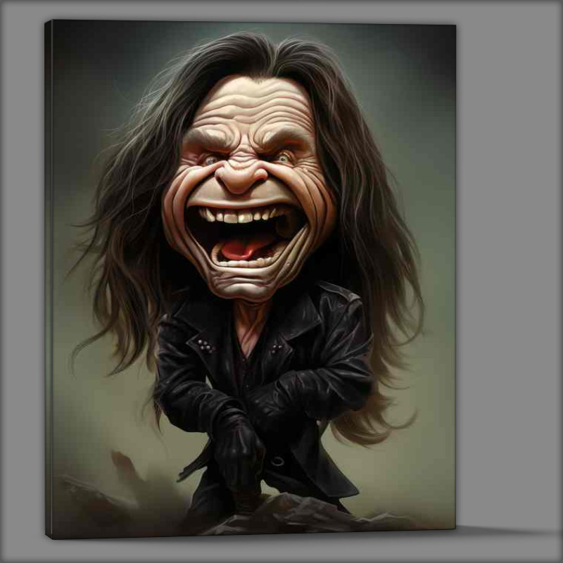 Buy Canvas : (Caricature of Ozzy Osbourne)