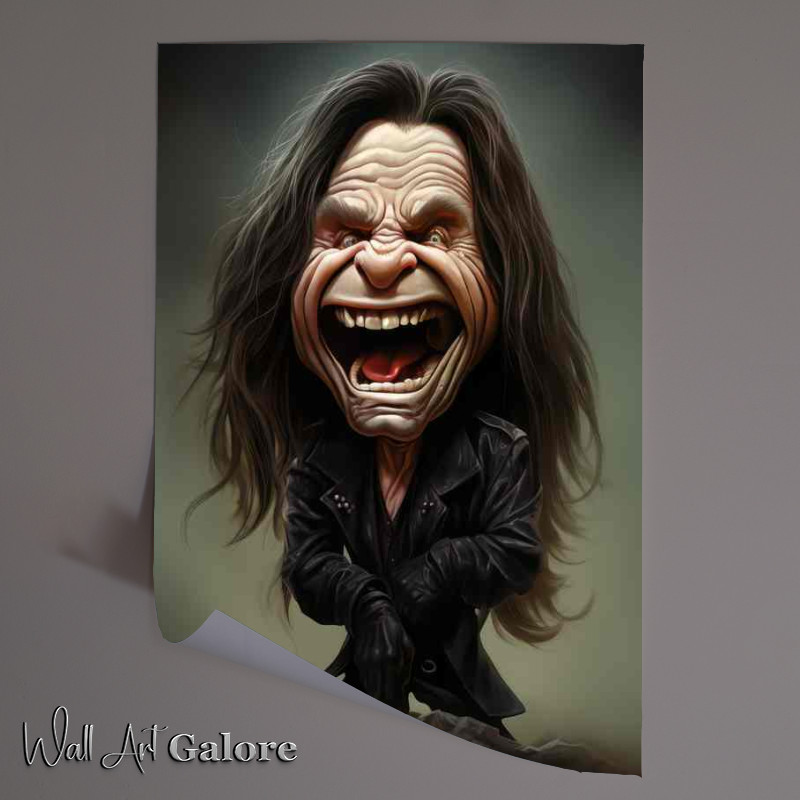 Buy Unframed Poster : (Caricature of Ozzy Osbourne)