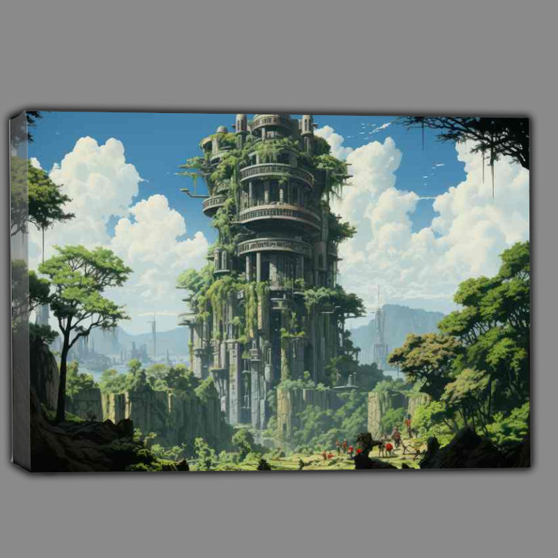 Buy Canvas : (Divine Jungle Metropolis Enigmatic City of the Gods)