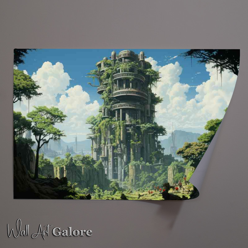 Buy Unframed Poster : (Divine Jungle Metropolis Enigmatic City of the Gods)