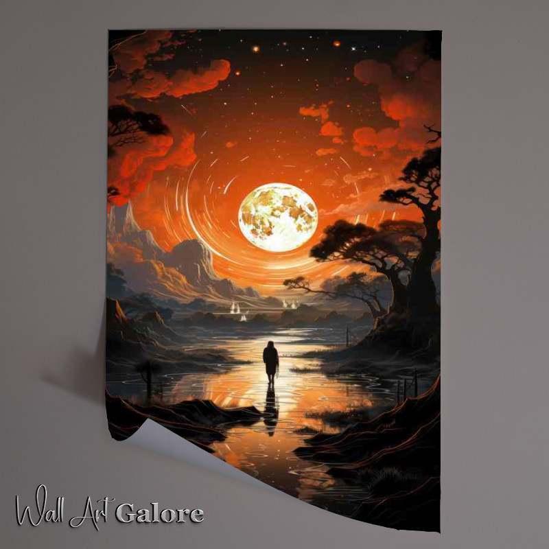 Buy Unframed Poster : (A new moon a new land)