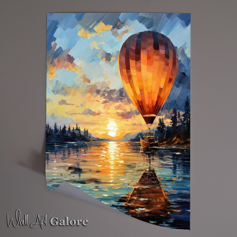 Buy Unframed Poster : (Heavenly Dance Balloons Waltzing on Skys Canvas)