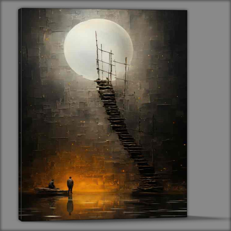 Buy Canvas : (Ladder to the moon)
