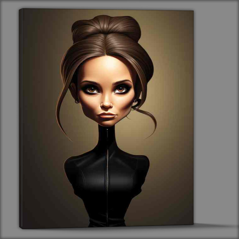 Buy Canvas : (Caricature of Victoria Beckham)