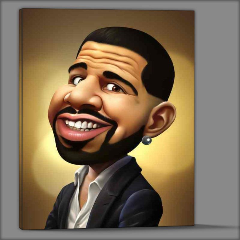 Buy Canvas : (Caricature of drake)