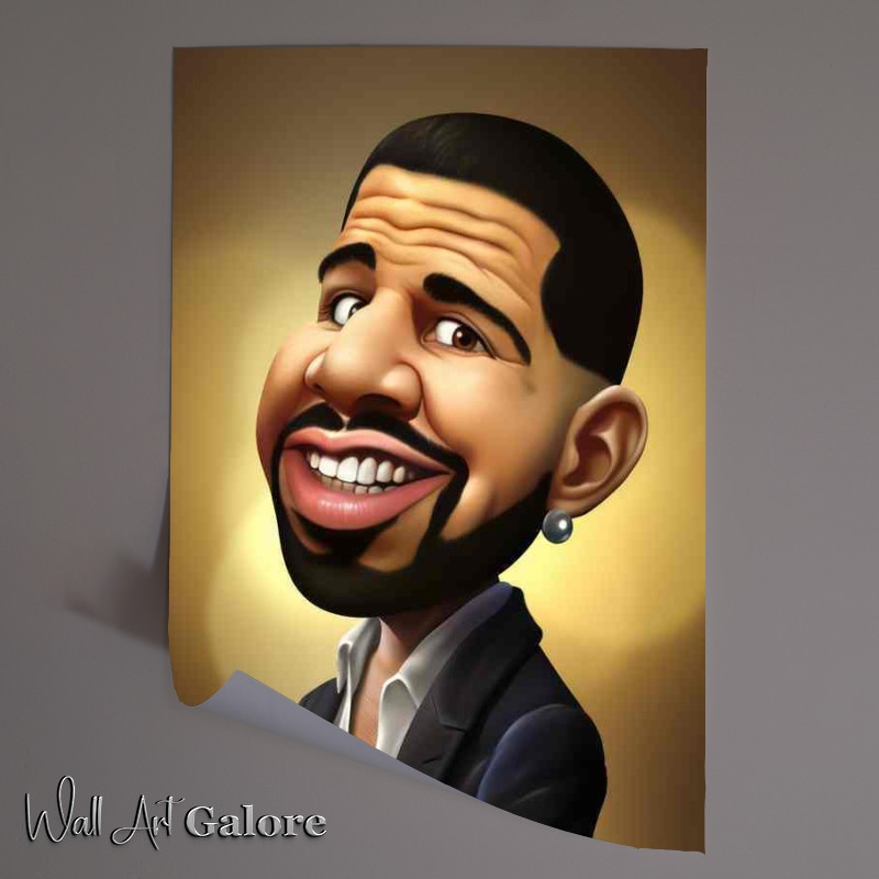 Buy Unframed Poster : (Caricature of drake)