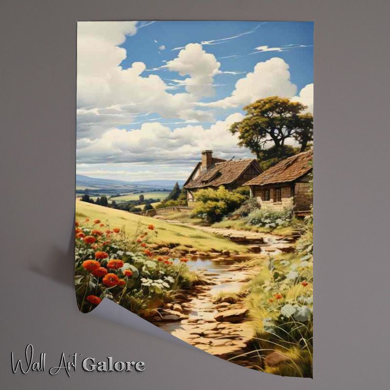 Buy Unframed Poster : (The Old Cottage Down The Lane)