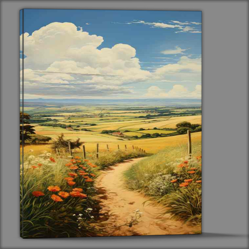 Buy Canvas : (The path through the long walk)