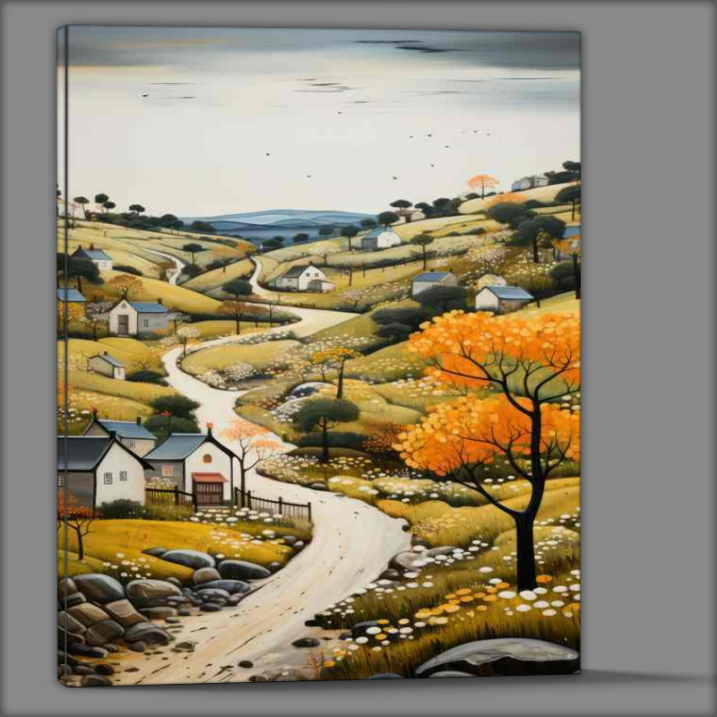 Buy Canvas : (The path through the pastel lands)