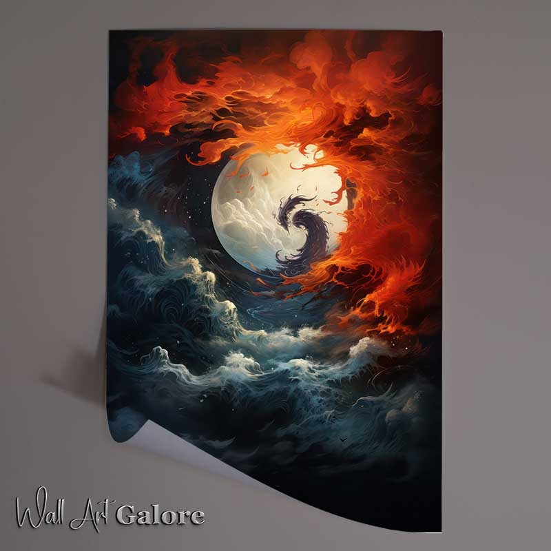 Buy Unframed Poster : (The Heart and Soul of Non Objective Artistry yin and yang)