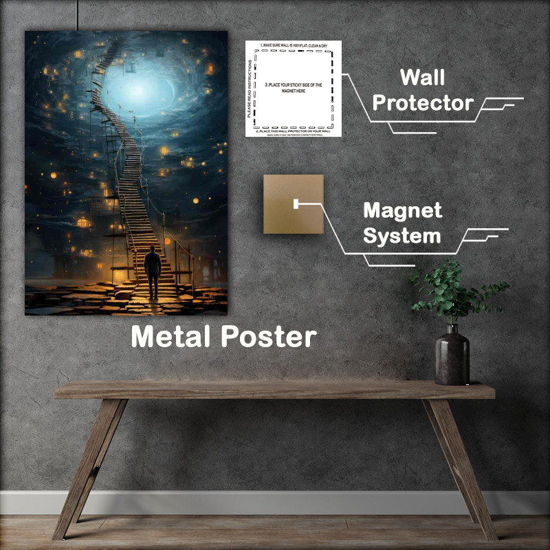 Buy Metal Poster : (What a mystical view)