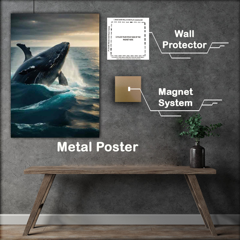 Buy Metal Poster : (A Whale of A Time)
