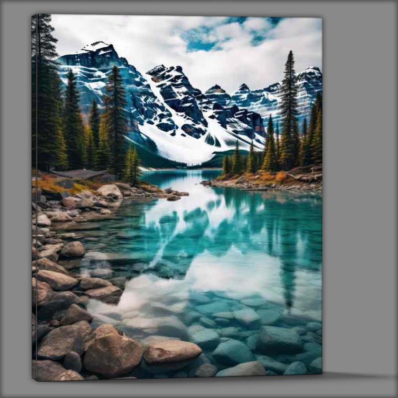 Buy Canvas : (Canadas Nature Palette Turquoise Park Views)