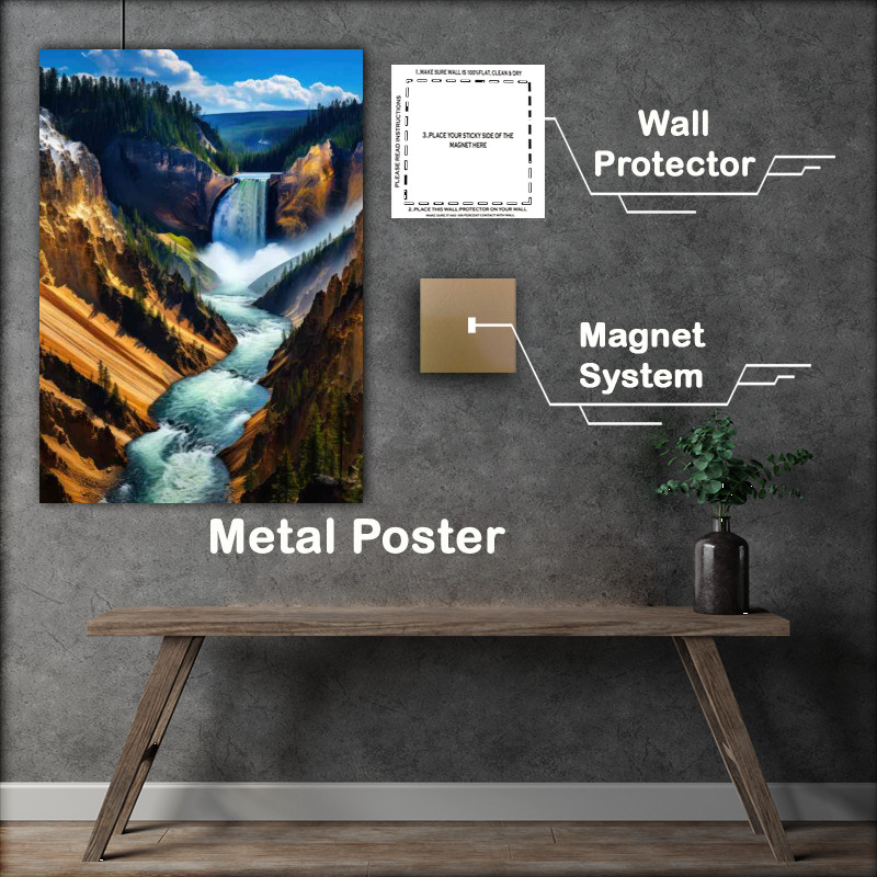 Buy Metal Poster : (Carved by Nature Grand Canyon)