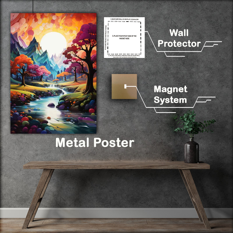 Buy Metal Poster : (Eternal Colours of natures Gifts)