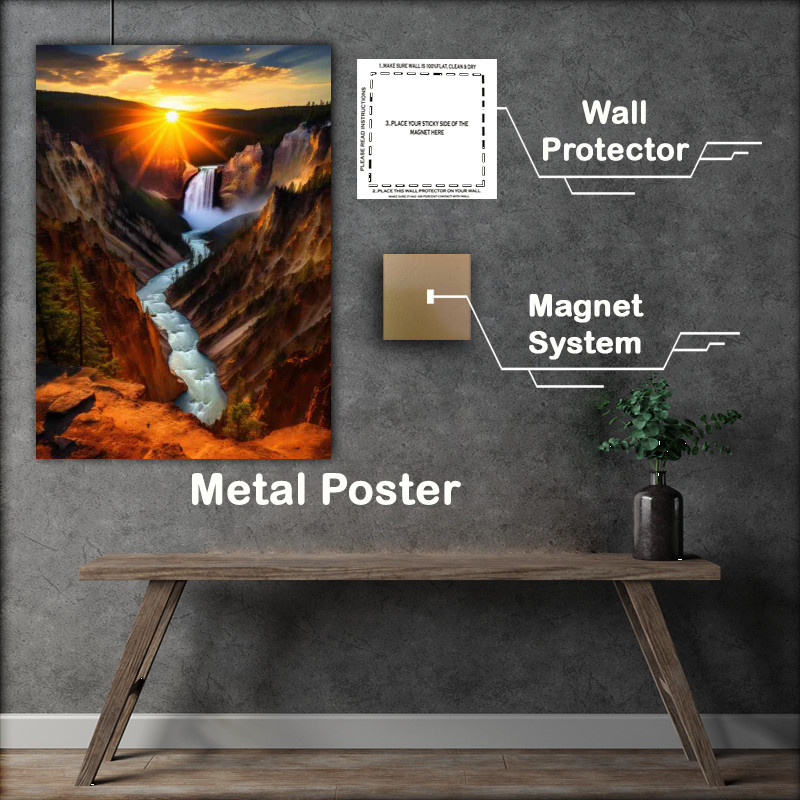 Buy Metal Poster : (Eternal Depths Grand Canyon)