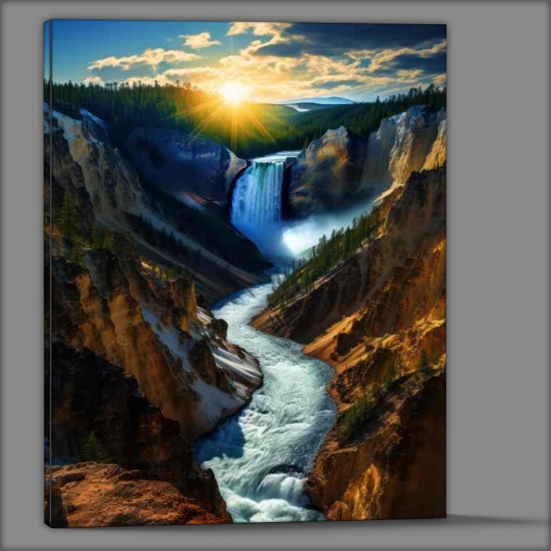 Buy Canvas : (Glimpse of the Wild Dark)