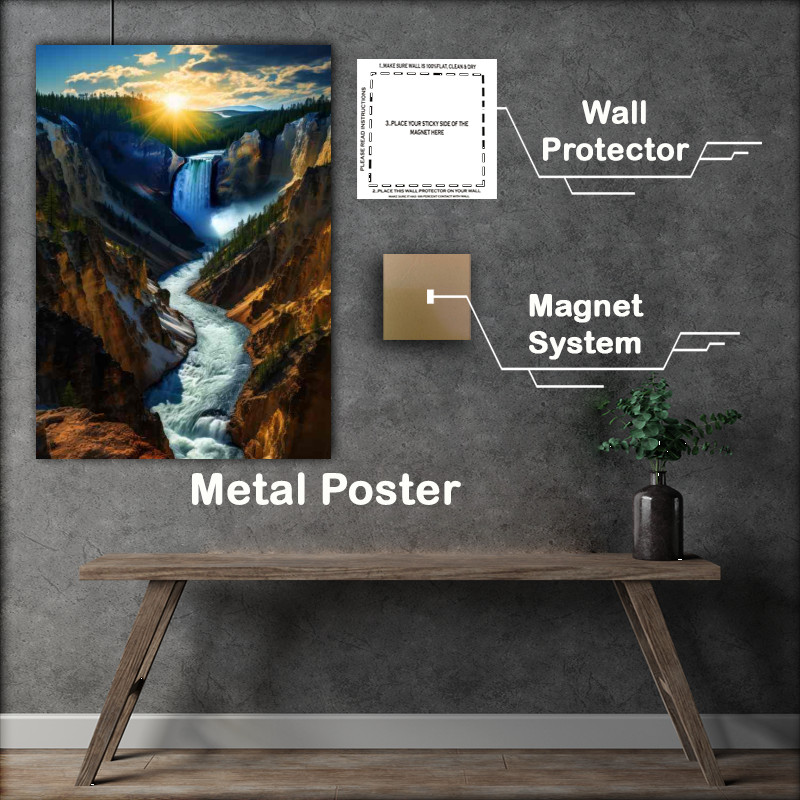 Buy Metal Poster : (Glimpse of the Wild Dark)