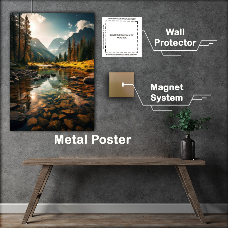 Buy Metal Poster : (Mountain Mayhem Scenic View)