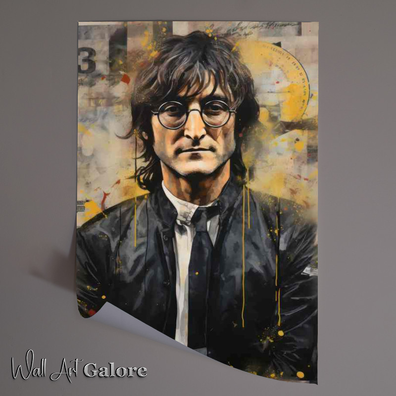 Buy Unframed Poster : (Collage featuring john lennon)