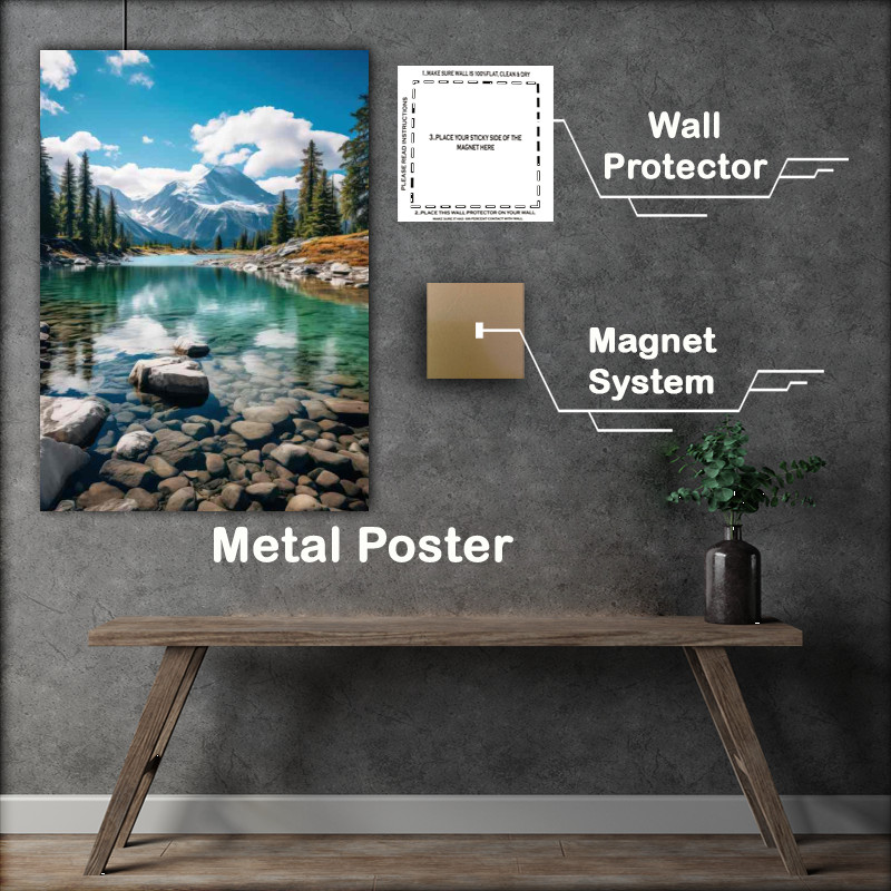 Buy Metal Poster : (Peaceful Tranquility on A Sunny Day)