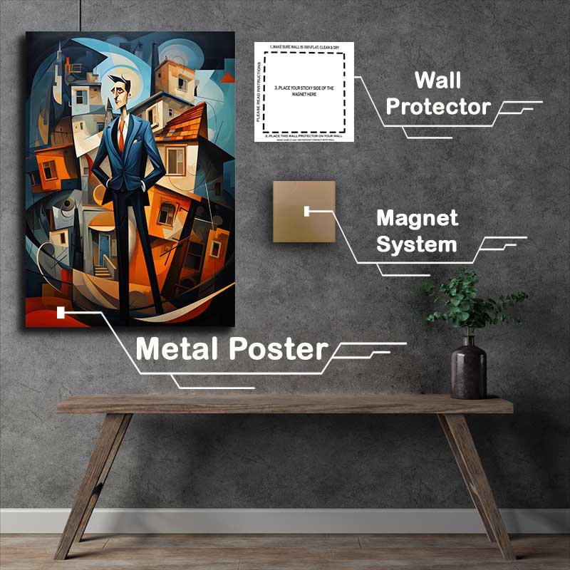 Buy Metal Poster : (Deciphering the Human Spirit in Abstract Art)