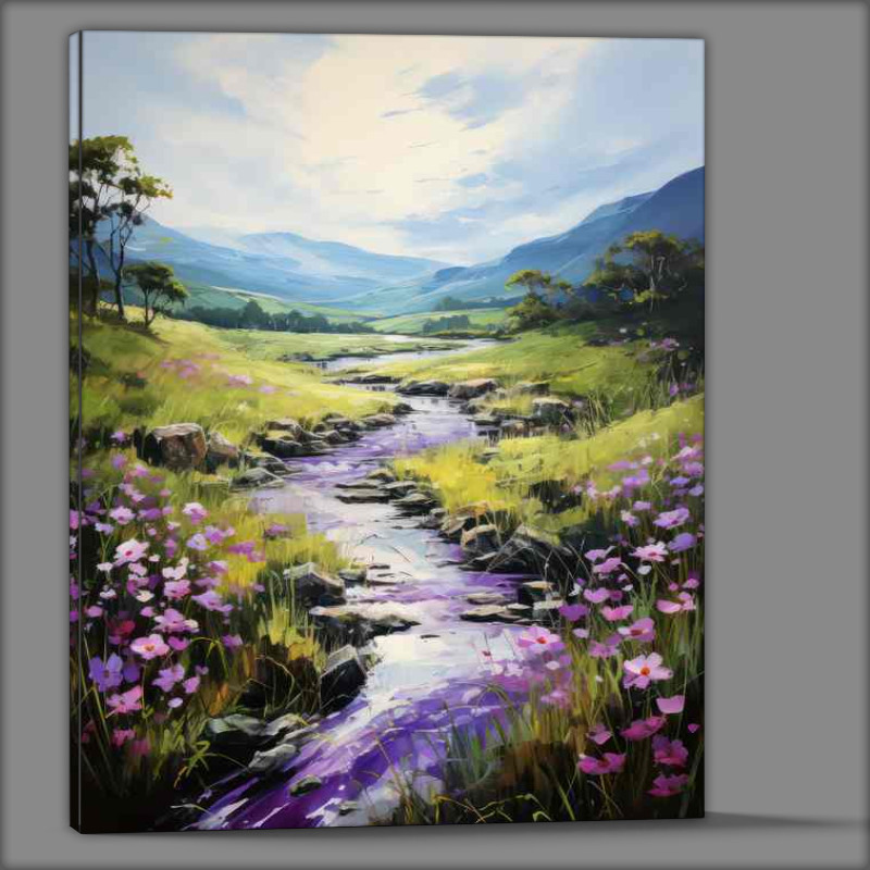Buy Canvas : (Purple Fantasy of Flowers)