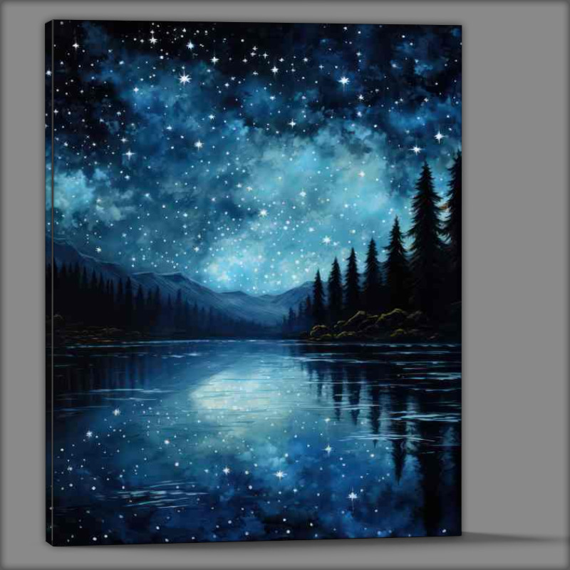 Buy Canvas : (Radiant Nights Milky Way)