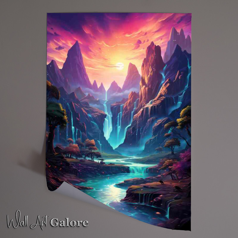 Buy Unframed Poster : (Rainbow Mountains a Mystical Legacy)
