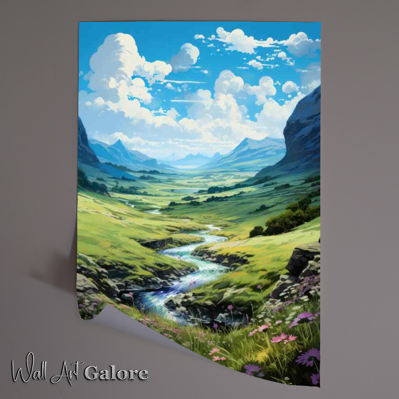 Buy Unframed Poster : (Scenic Meadow View)