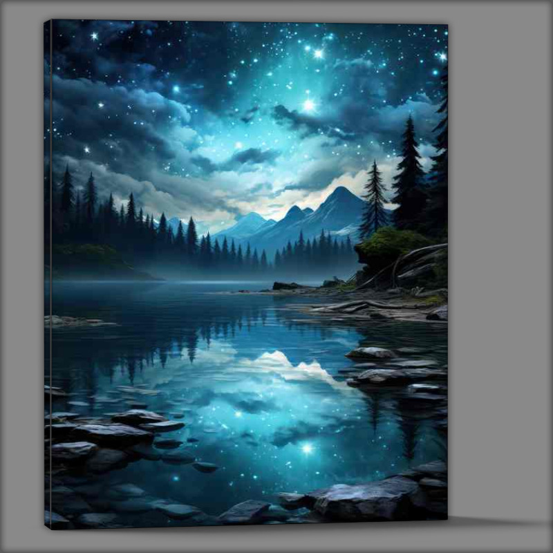Buy Canvas : (Serenade of Stars Milky Way)