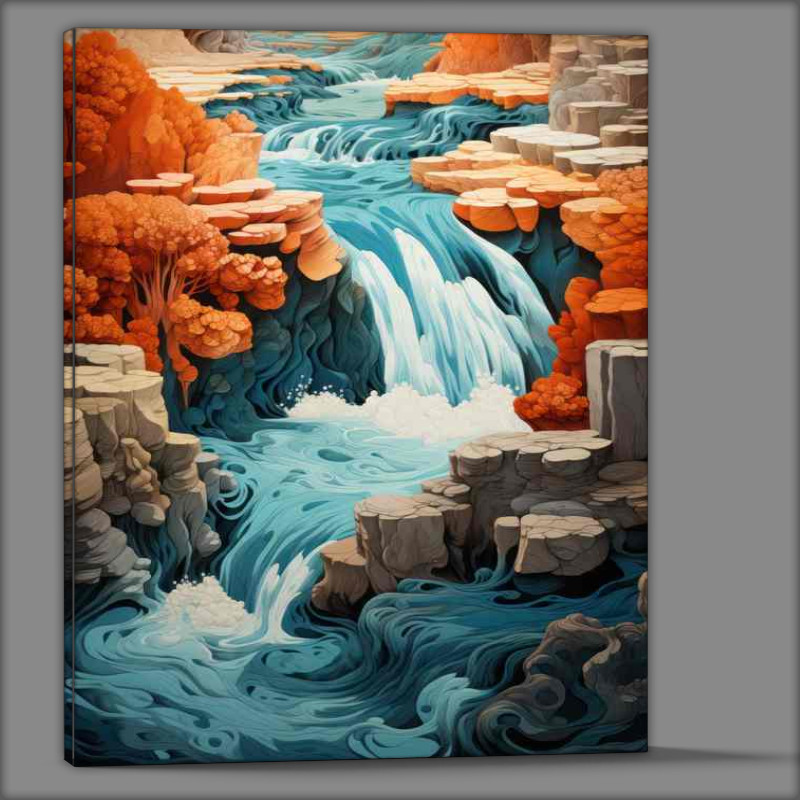 Buy Canvas : (Yellowstones Prism of Beauty)