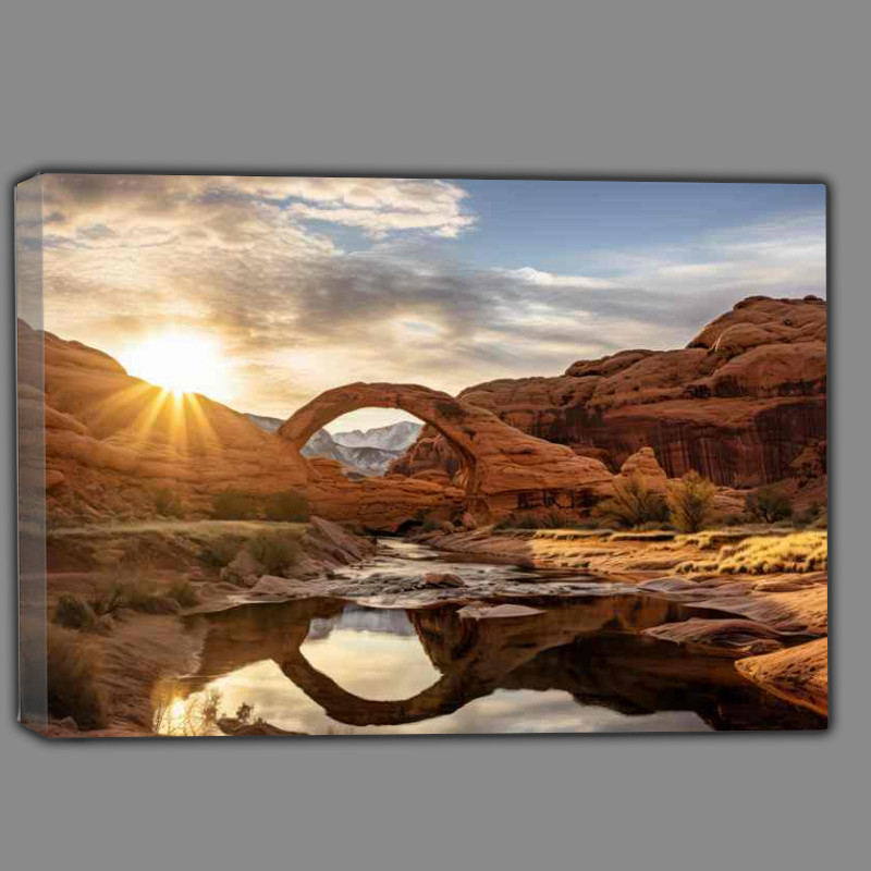Buy Canvas : (Arch Angel Bridge)