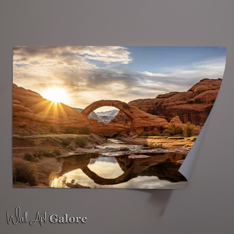 Buy Unframed Poster : (Arch Angel Bridge)