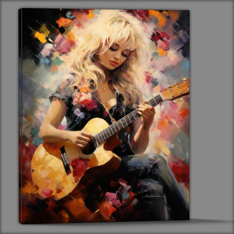 Buy Canvas : (Dolly Parton Very colourful)