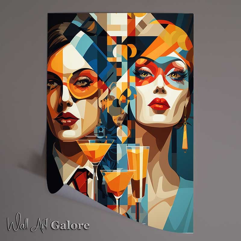 Buy Unframed Poster : (Exploring the Enigma Abstract Art and Human Essence)