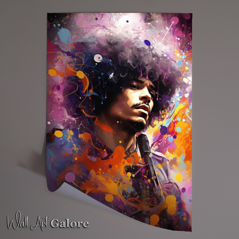 Buy Unframed Poster : (Drake colormix splash art)