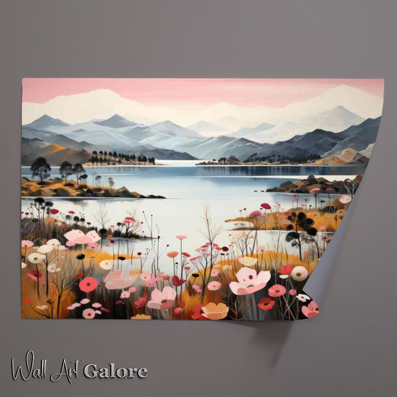 Buy Unframed Poster : (English Lake A Whimsical Take)