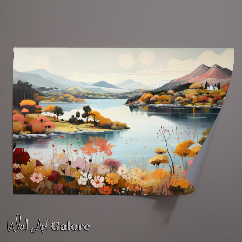 Buy Unframed Poster : (English Lake Popping Colour)